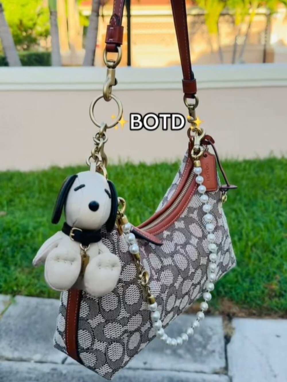 Coach X Peanuts Snoopy Bag Charm CF852 ©️ 2022 PEANUTS WORLDWIDE